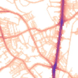 Daytime road noise heatmap for HD2 2RU