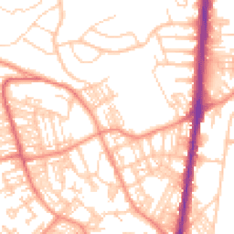 Daytime road noise heatmap for HD2 2SE