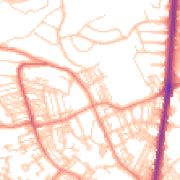 Daytime road noise heatmap for HD2 2SG