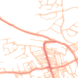 Daytime road noise heatmap for HD2 2SJ