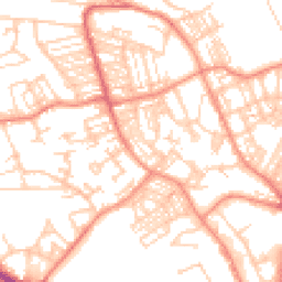 Daytime road noise heatmap for HD2 2TA