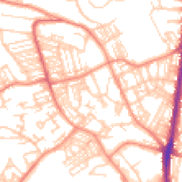 Daytime road noise heatmap for HD2 2TF