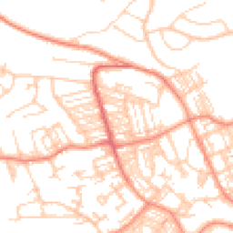 Daytime road noise heatmap for HD2 2TT