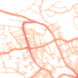 Daytime road noise heatmap for HD2 2UB