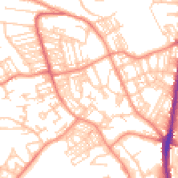 Daytime road noise heatmap for HD2 2UG