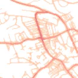 Daytime road noise heatmap for HD2 2UJ