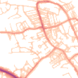 Daytime road noise heatmap for HD2 2US
