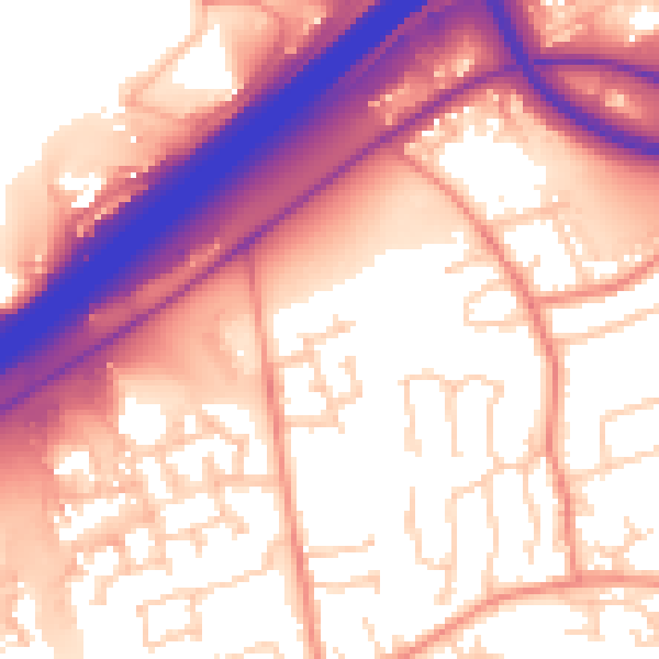 Daytime road noise heatmap for HD3 2AG