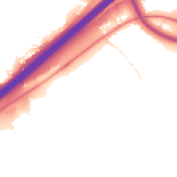 Night-time road noise heatmap for HD3 2AG