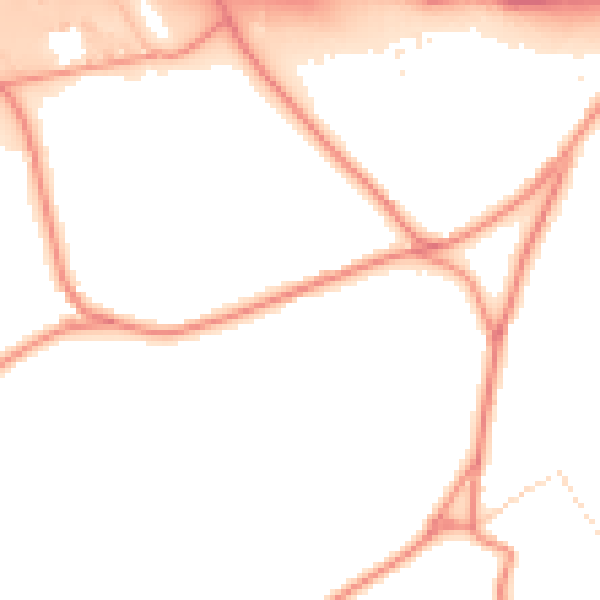 Daytime road noise heatmap for HD3 3AR