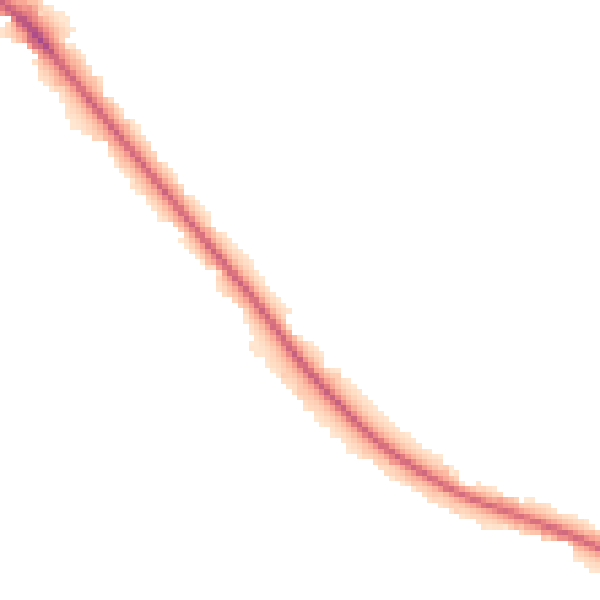 Night-time road noise heatmap for HD3 3AS
