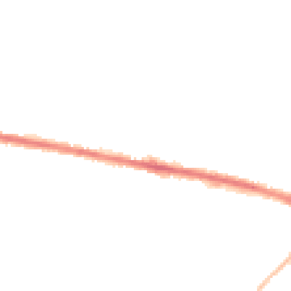 Night-time road noise heatmap for HD3 3BP