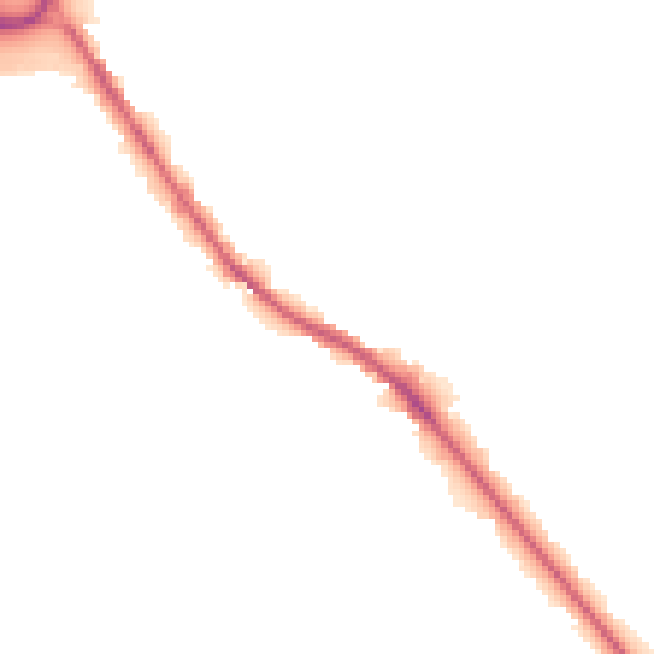 Night-time road noise heatmap for HD3 3BS