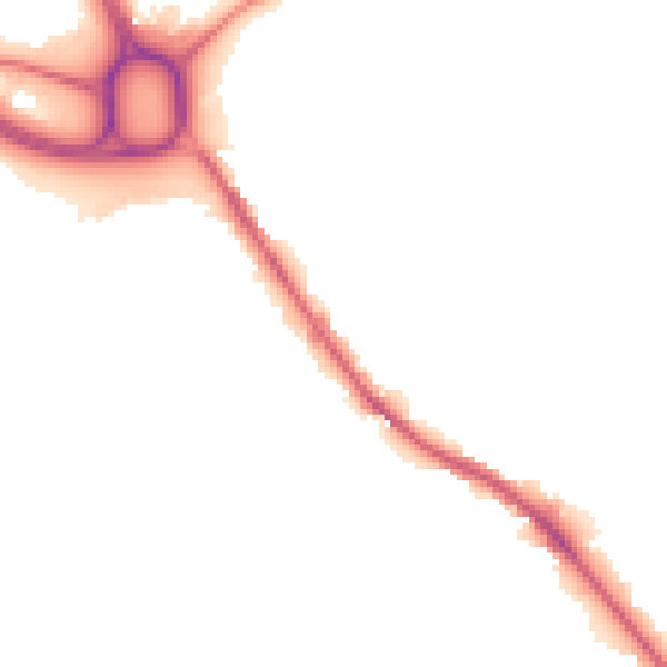 Night-time road noise heatmap for HD3 3BX