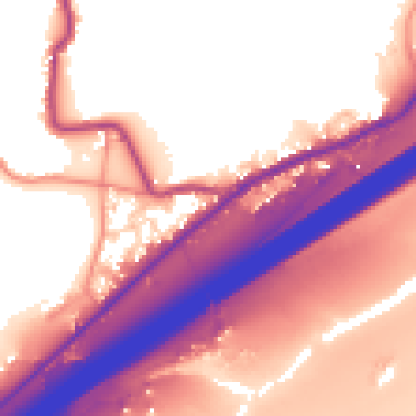 Daytime road noise heatmap for HD3 3FA