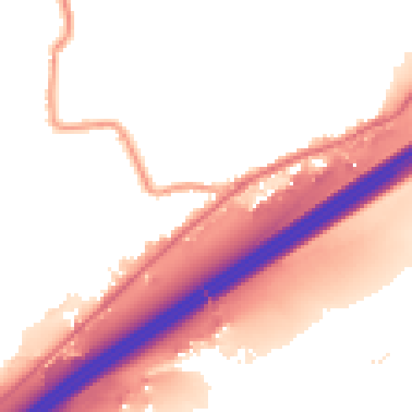 Night-time road noise heatmap for HD3 3FA