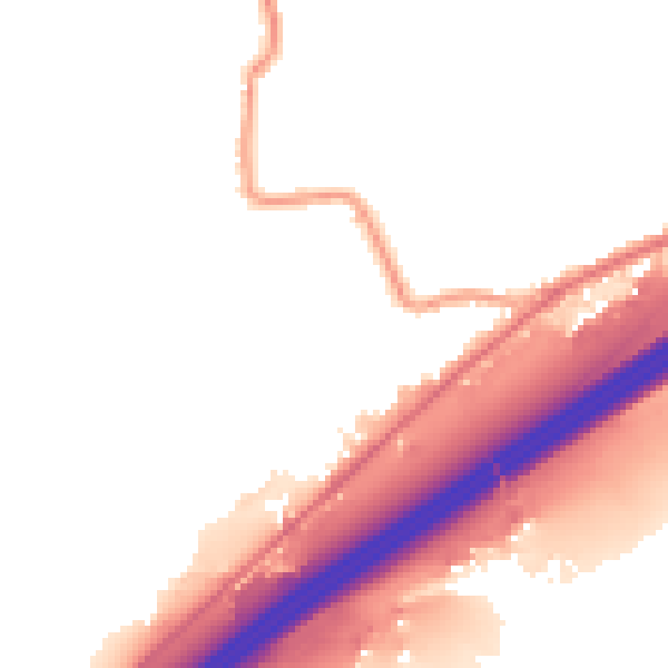 Night-time road noise heatmap for HD3 3FD