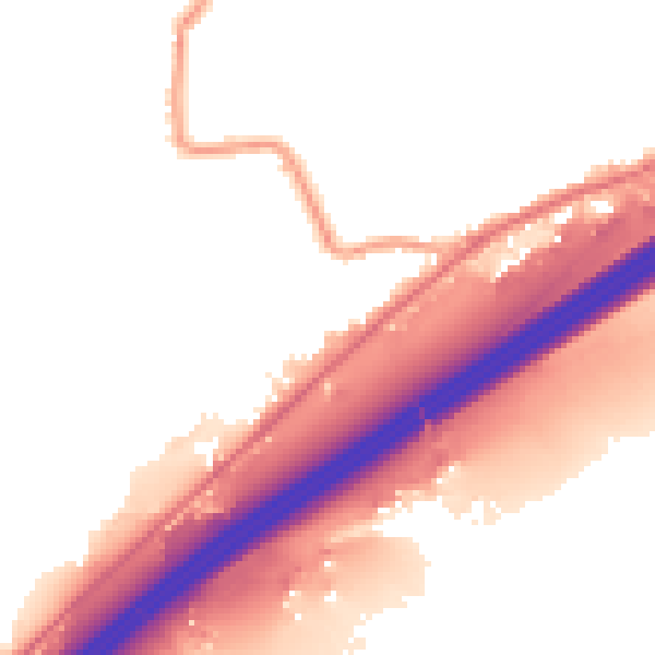 Night-time road noise heatmap for HD3 3FF