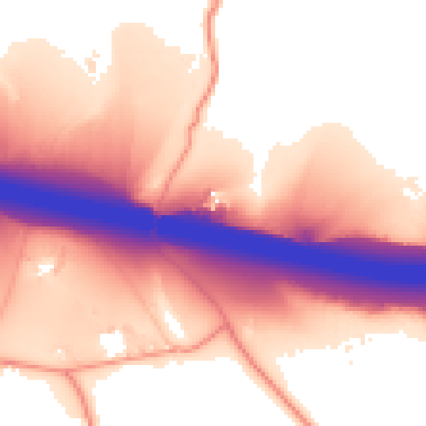 Daytime road noise heatmap for HD3 3FR