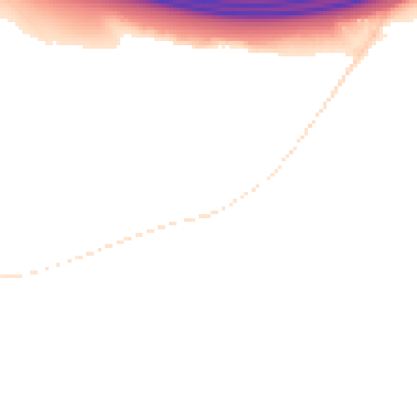 Night-time road noise heatmap for HD3 3FW
