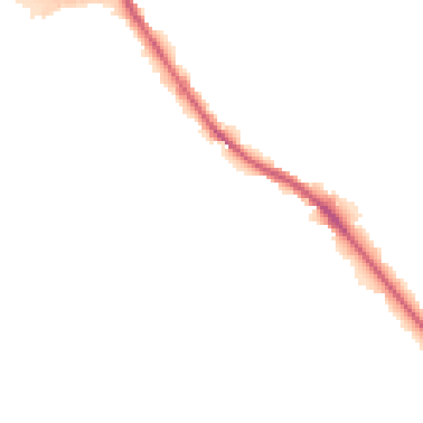 Night-time road noise heatmap for HD3 3NU