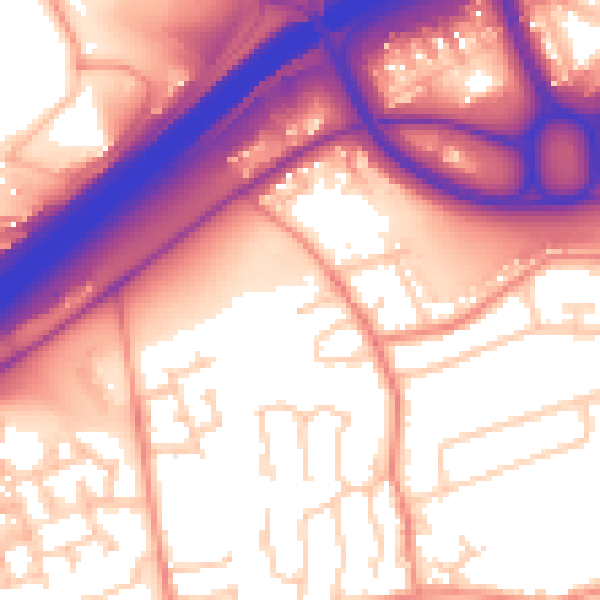 Daytime road noise heatmap for HD3 3RL