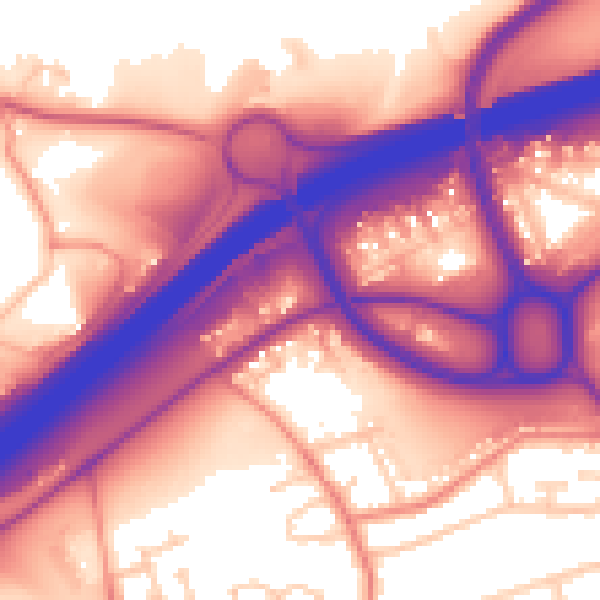 Daytime road noise heatmap for HD3 3RP