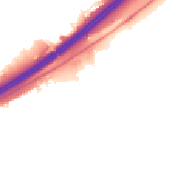 Night-time road noise heatmap for HD3 3WX