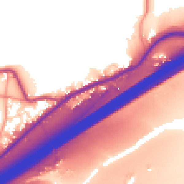 Daytime road noise heatmap for HD3 3YR