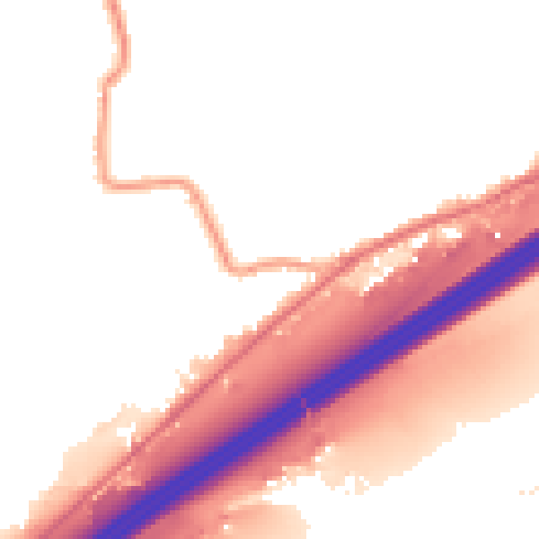 Night-time road noise heatmap for HD3 3YX