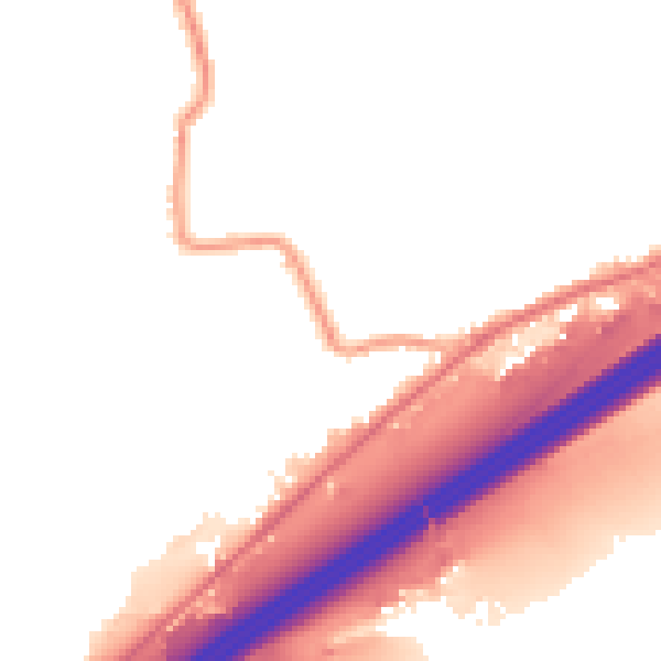 Night-time road noise heatmap for HD3 3YY