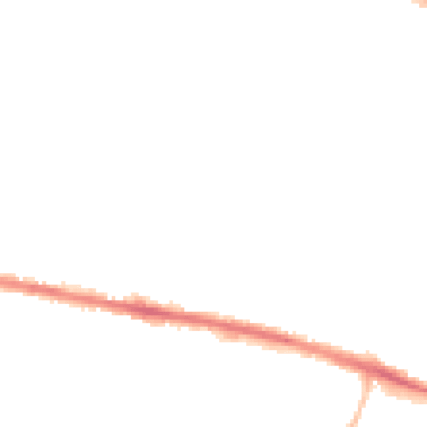 Night-time road noise heatmap for HD3 3ZF