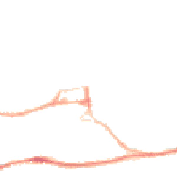 Night-time road noise heatmap for HD3 4HT