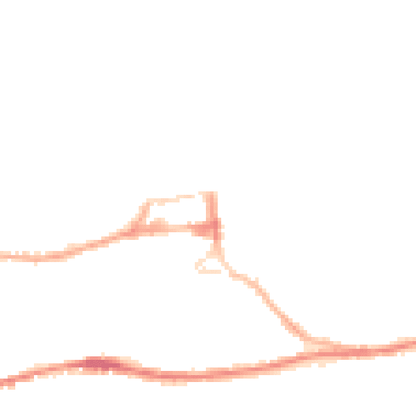 Night-time road noise heatmap for HD3 4HZ