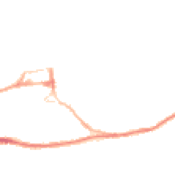 Night-time road noise heatmap for HD3 4JD