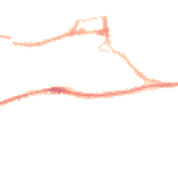 Night-time road noise heatmap for HD3 4LJ