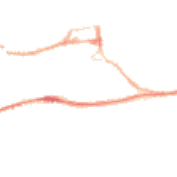 Night-time road noise heatmap for HD3 4LP