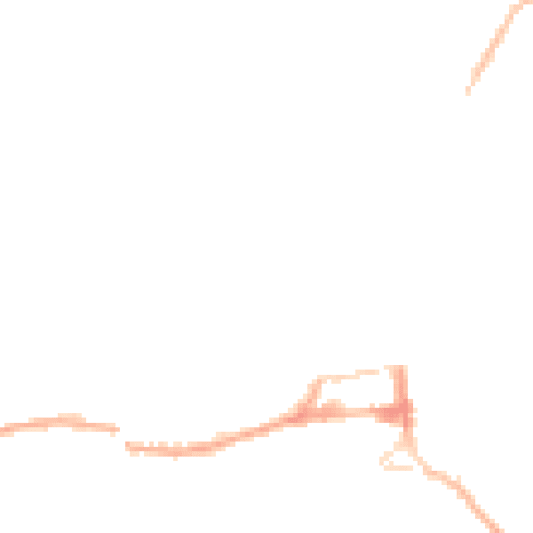 Night-time road noise heatmap for HD3 4RU
