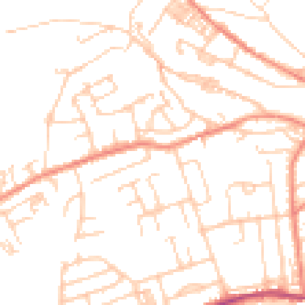 Daytime road noise heatmap for HD3 4SJ