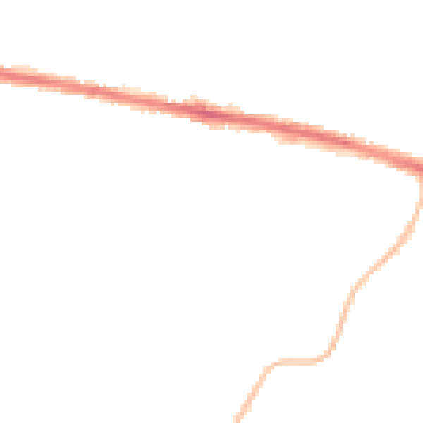 Night-time road noise heatmap for HD3 4YA