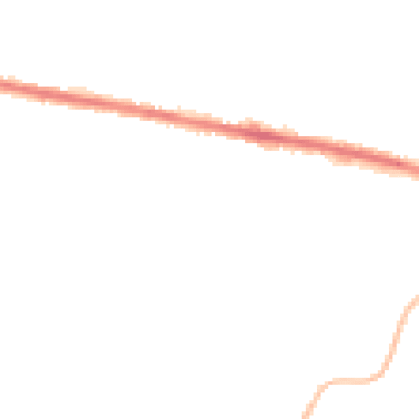 Night-time road noise heatmap for HD3 4YW