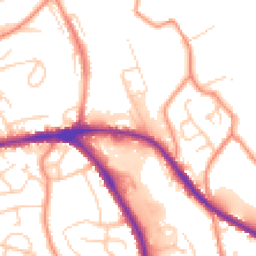 Daytime road noise heatmap for HD5 0AN