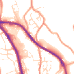 Daytime road noise heatmap for HD5 0AU