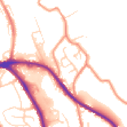 Daytime road noise heatmap for HD5 0AY