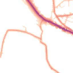 Daytime road noise heatmap for HD5 0BX