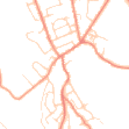 Daytime road noise heatmap for HD5 0DD