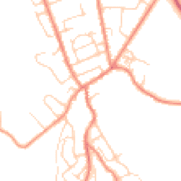 Daytime road noise heatmap for HD5 0DF