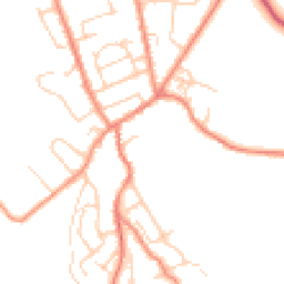 Daytime road noise heatmap for HD5 0DH