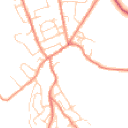 Daytime road noise heatmap for HD5 0DQ