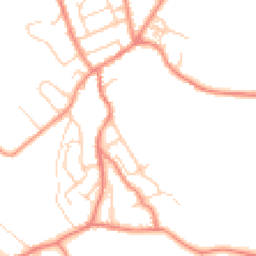 Daytime road noise heatmap for HD5 0DR